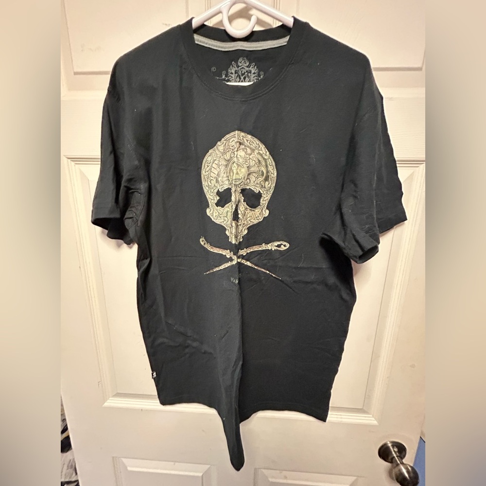 Marc Ecko Skull Graphic T-Shirt Black Tee